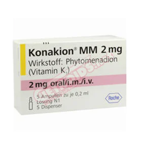 Konakion MM (Vitamin K1) 2mg 5 Ampullen 0.2 ml Roche